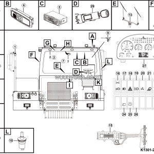 LGMG Off-Highway Dump Truck 2024 - Cab electrical system assy - K1301-2713011755.S1C