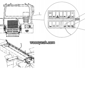LGMG Off-Highway Dump Truck 2023 - Glass heating electrical system assy - K1301-2713012253