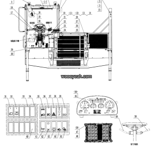 LGMG Off-Highway Dump Truck 2021 - Cab electrical system - K1301-2713012996