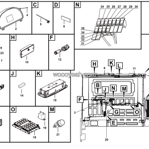 LGMG Off-Highway Dump Truck 2023 - Bridge electrical system - K1301-2713014139.S1A