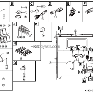 LGMG MTE106H 2025 - Cab electrical system - K1301-2713014325.S1C