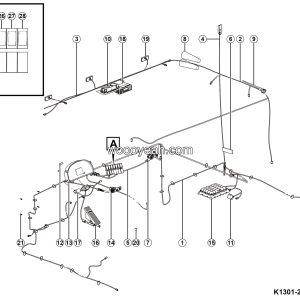 LGMG Mine Truck 2026 - Cab elec sys - K1301-2713015537.S1A