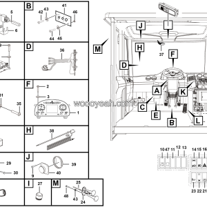 LGMG Off-Highway Dump Truck 2022 - Cab electrical system assy - K1303-2713012026