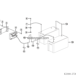 LGMG Off-Highway Dump Truck 2023 - Battery box electrical module assy - K2000-2720010725