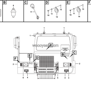 LGMG Off-Highway Dump Truck 2022 - Cab electrical module - K2000-2720010726