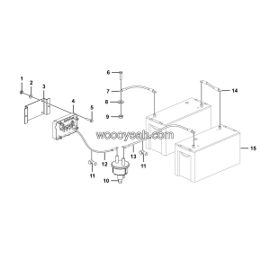 LGMG Mine Truck Mine Truck - Battery box electrical module assy - K2000-2720010751