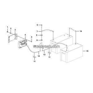 LGMG Off-Highway Dump Truck 2022 - Battery box electrical module assy - K2000-2720010764