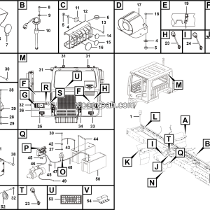 LGMG MT95H Mine Truck - Chassis electric system - K2000-2720010790