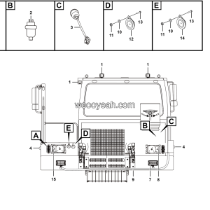 LGMG Off-Highway Dump Truck 2021 - Cab electrical module - K2000-2720010816