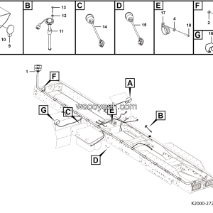 LGMG Off-Highway Dump Truck 2022 - Chassis electricity assy - K2000-2720010870
