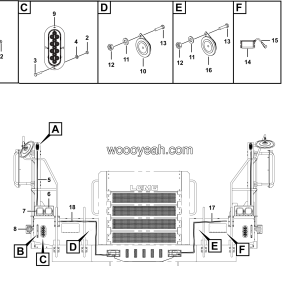 LGMG CMT110 Mine Truck - Electricity module of cover - K2000-2720010933