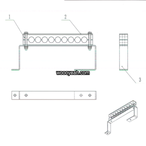 LGMG Off-Highway Dump Truck 2022 - Harness pressing block assy - K2000-2720011921