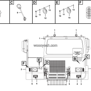 LGMG Off-Highway Dump Truck 2021 - Cab electrical module - K2000-2720012021
