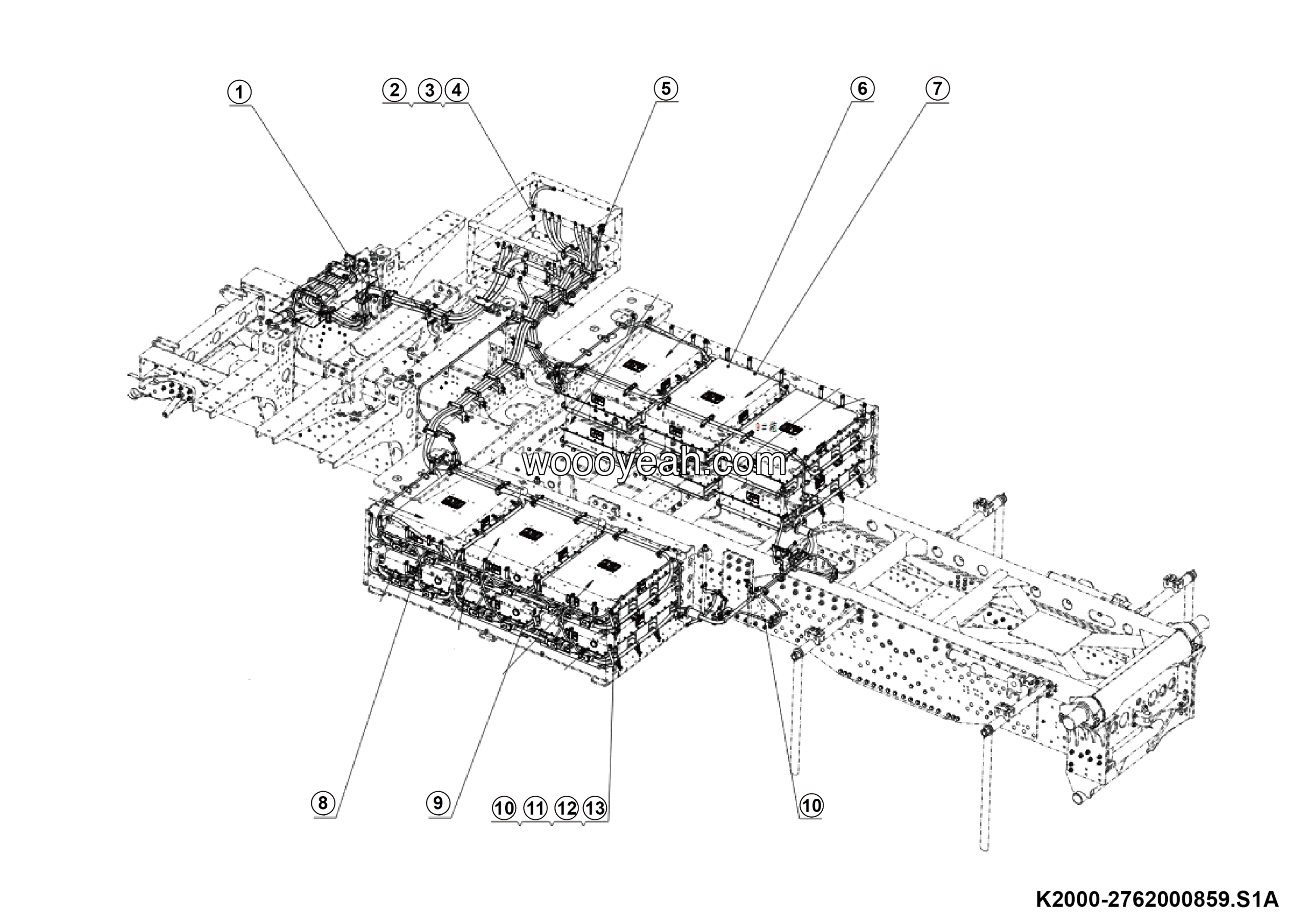 LGMG MTE106H 2025 - Traction battery sys - K2000-2762000859.S1A