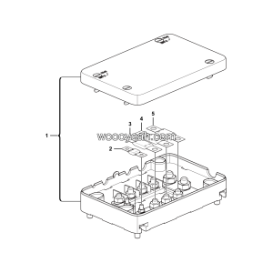 LGMG MT76A Mine Truck - High current splitter assy 60502 - K2000-4130000929