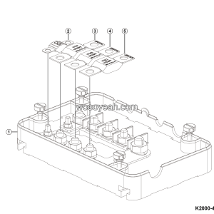 LGMG Off-Highway Dump Truck 2024 - High current splitter assy - K2000-4130712648.S1A