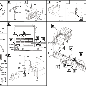 LGMG MT50 Mine Truck - Chassis electric system - K2001-2720010616