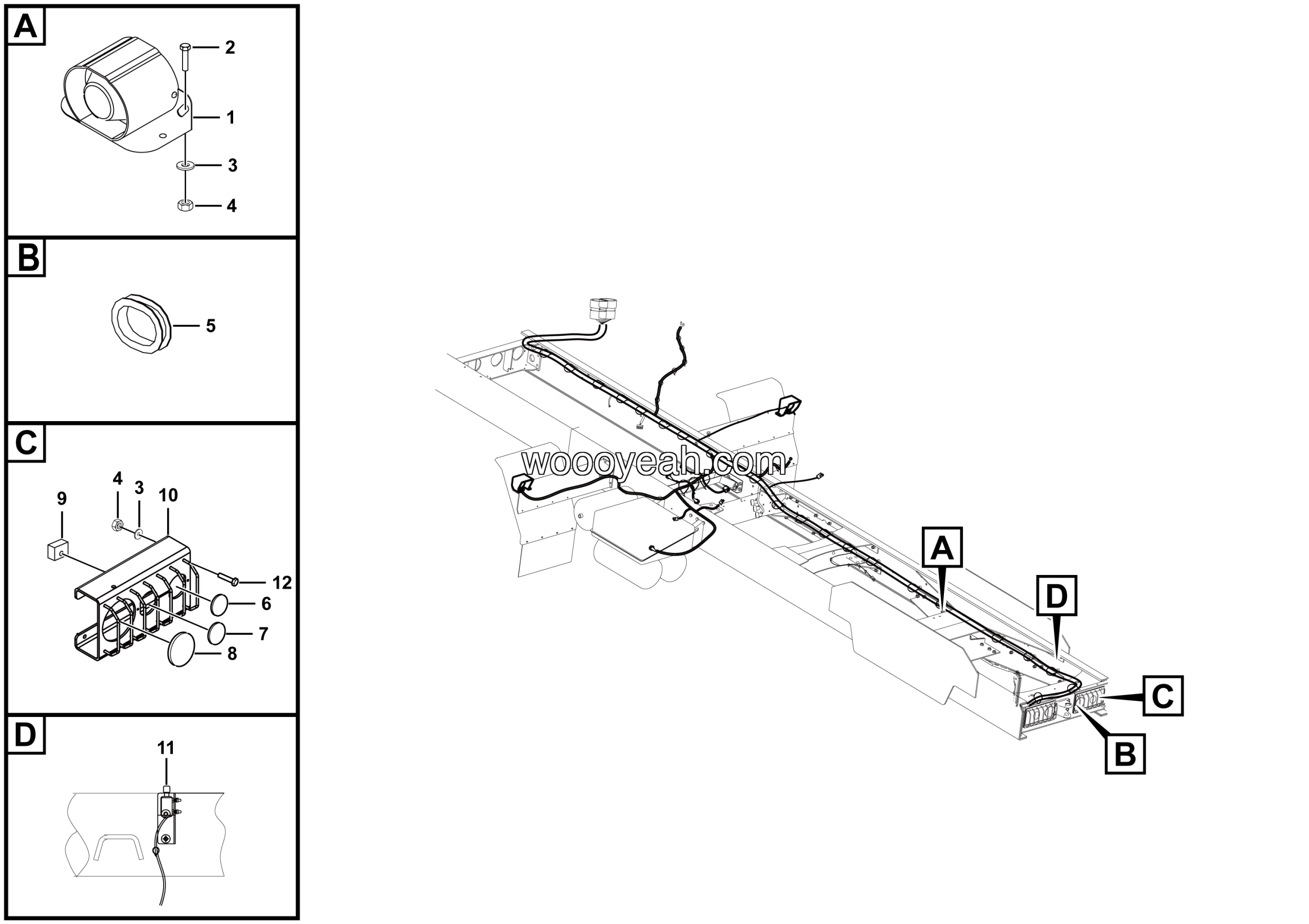 LGMG Off-Highway Dump Truck 2021 - Tail signal module assy - K2001-2720010753