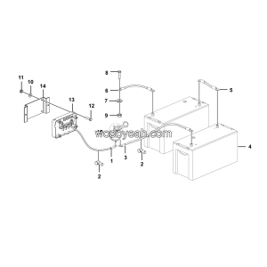 LGMG Off-Highway Dump Truck 2024 - Battery box electrical module assy - K2001-2720010764