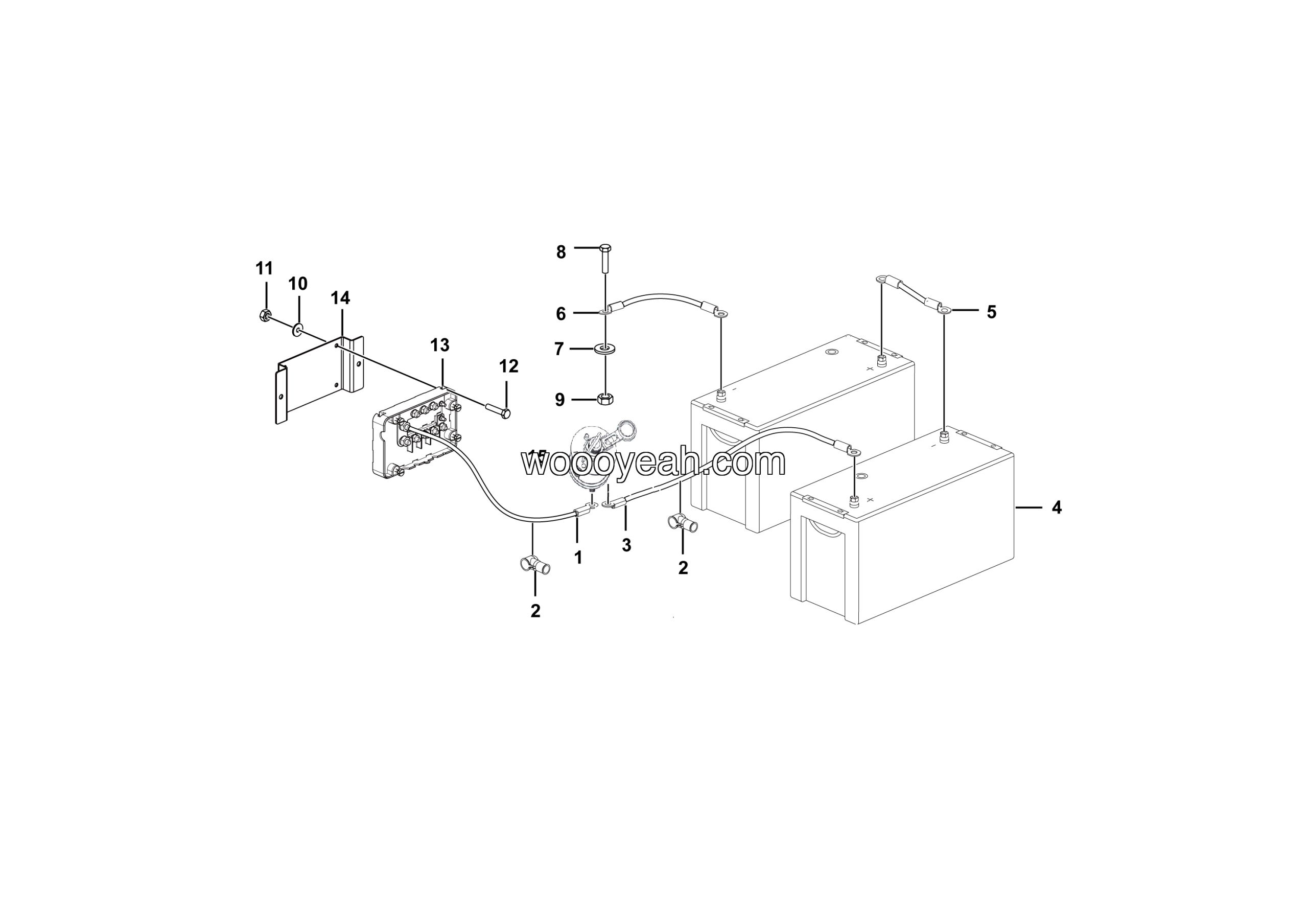 LGMG Off-Highway Dump Truck 2024 - Battery box electrical module assy - K2001-2720010764