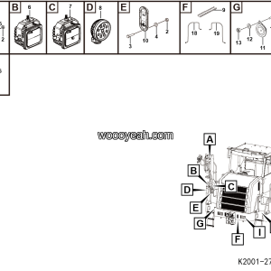 LGMG Off-Highway Dump Truck 2022 - Coverings electrical module - K2001-2720012246.S1A