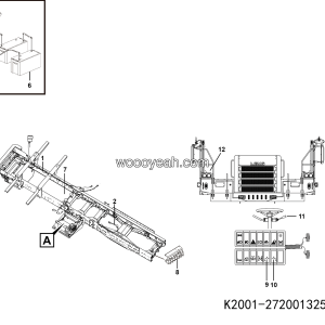 LGMG Road Sprinkler 2024 - Chassis electric system - K2001-2720013252.S1A