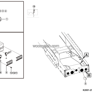 LGMG Road Sprinkler 2024 - Tail signal module - K2001-2720013253.S1A-G1