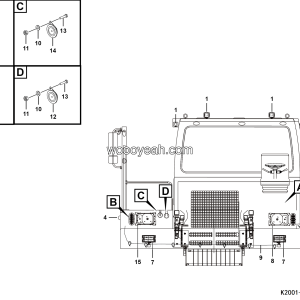 LGMG Off-Highway Dump Truck 2022 - Cab electrical module - K2001-2720013430.S1A