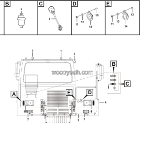 LGMG Off-Highway Dump Truck 2022 - Cab electrical module - K2001-2720013494.S1A