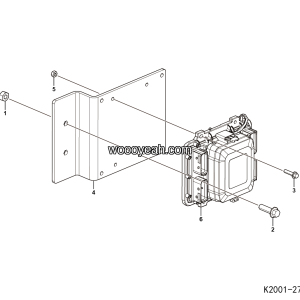 LGMG Off-Highway Dump Truck 2023 - Post-processing electrical module - K2001-2720014026.S1A