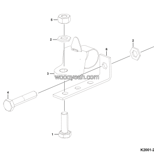 LGMG Off-Highway Dump Truck 2023 - Harness fixed point assy M10*50 - K2001-2720014264.S1A