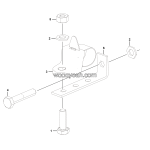 LGMG Off-Highway Dump Truck 2023 - Harness fixed point assy M10*60 - K2001-2720014423