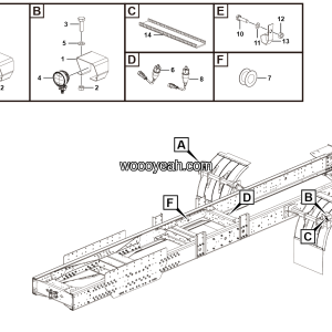 LGMG Off-Highway Dump Truck 2023 - Chassis middle electrical module - K2001-2720014621