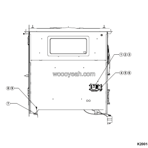 LGMG Off-Highway Dump Truck 2023 - Electrical assembly - K2001-2720014905.S