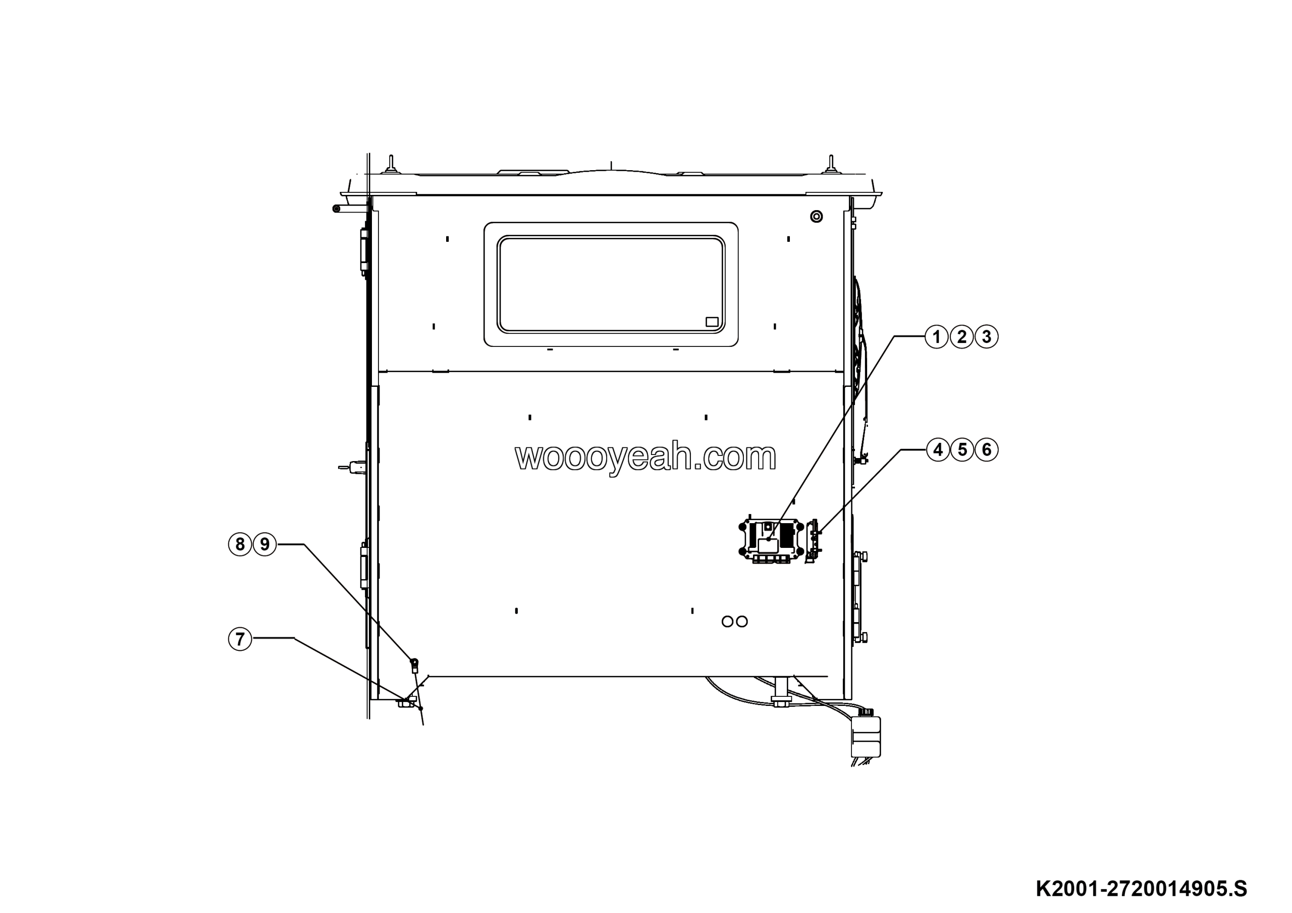 LGMG Off-Highway Dump Truck 2023 - Electrical assembly - K2001-2720014905.S