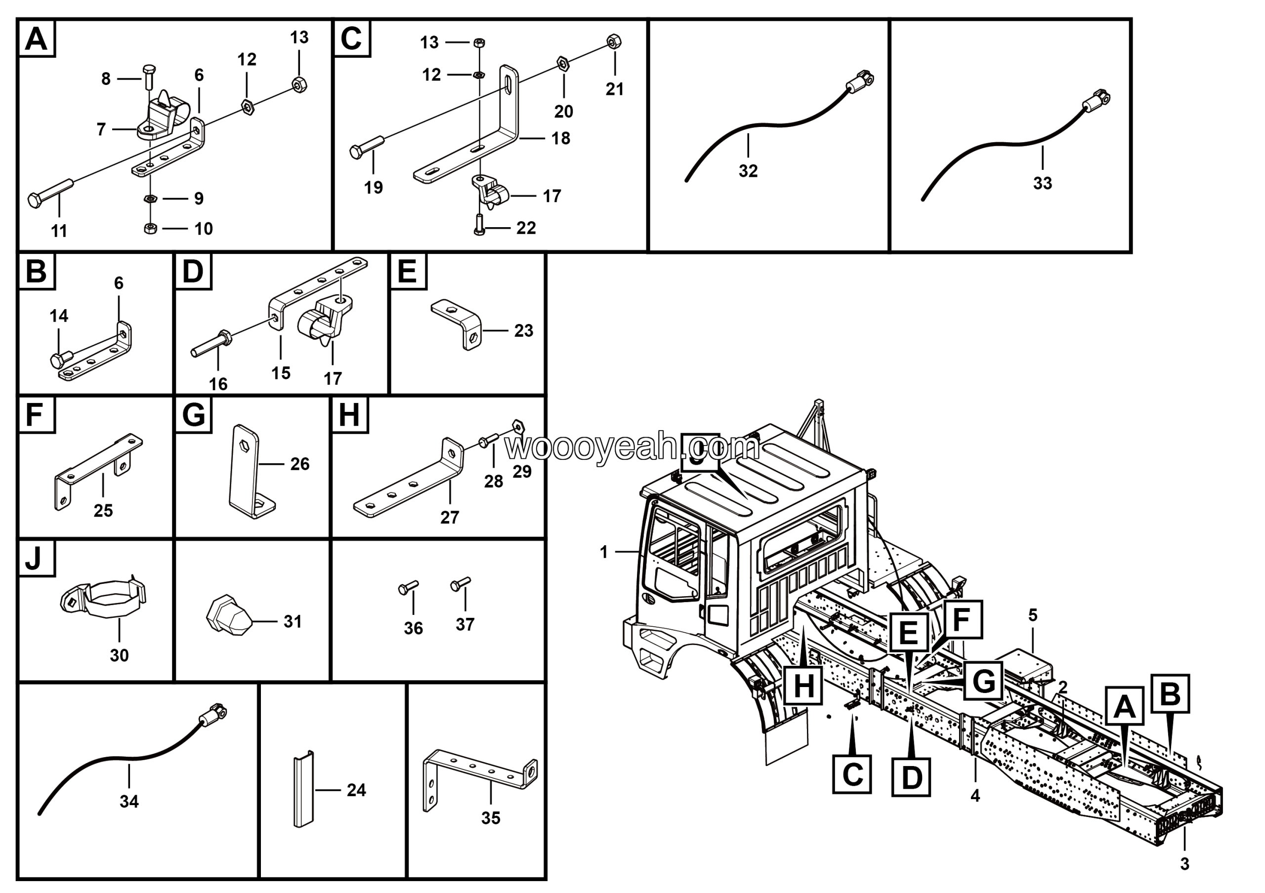 LGMG Off-Highway Dump Truck 2024 - Chassis electrical system - K2001-2720015390