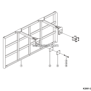 LGMG Off-Highway Dump Truck 2023 - Battery external protection assy - K2001-2720015559.S1A