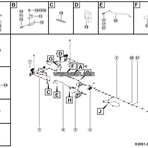 LGMG Road Sprinkler 2024 - Chassis electrical system - K2001-2720015723.S1A