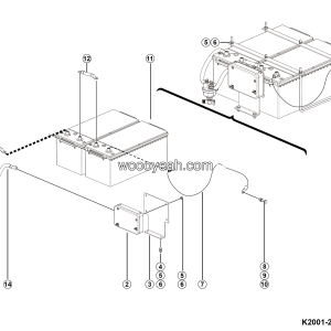 LGMG Off-Highway Dump Truck 2024 - Battery box elec module - K2001-2720015848.S1D