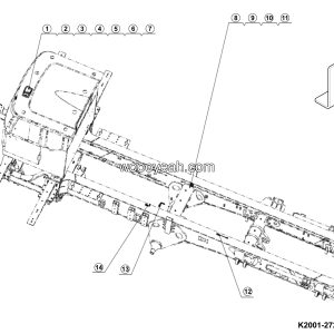 LGMG Off-Highway Dump Truck 2024 - Chassis mid elec module - K2001-2720016917.S1A-G1
