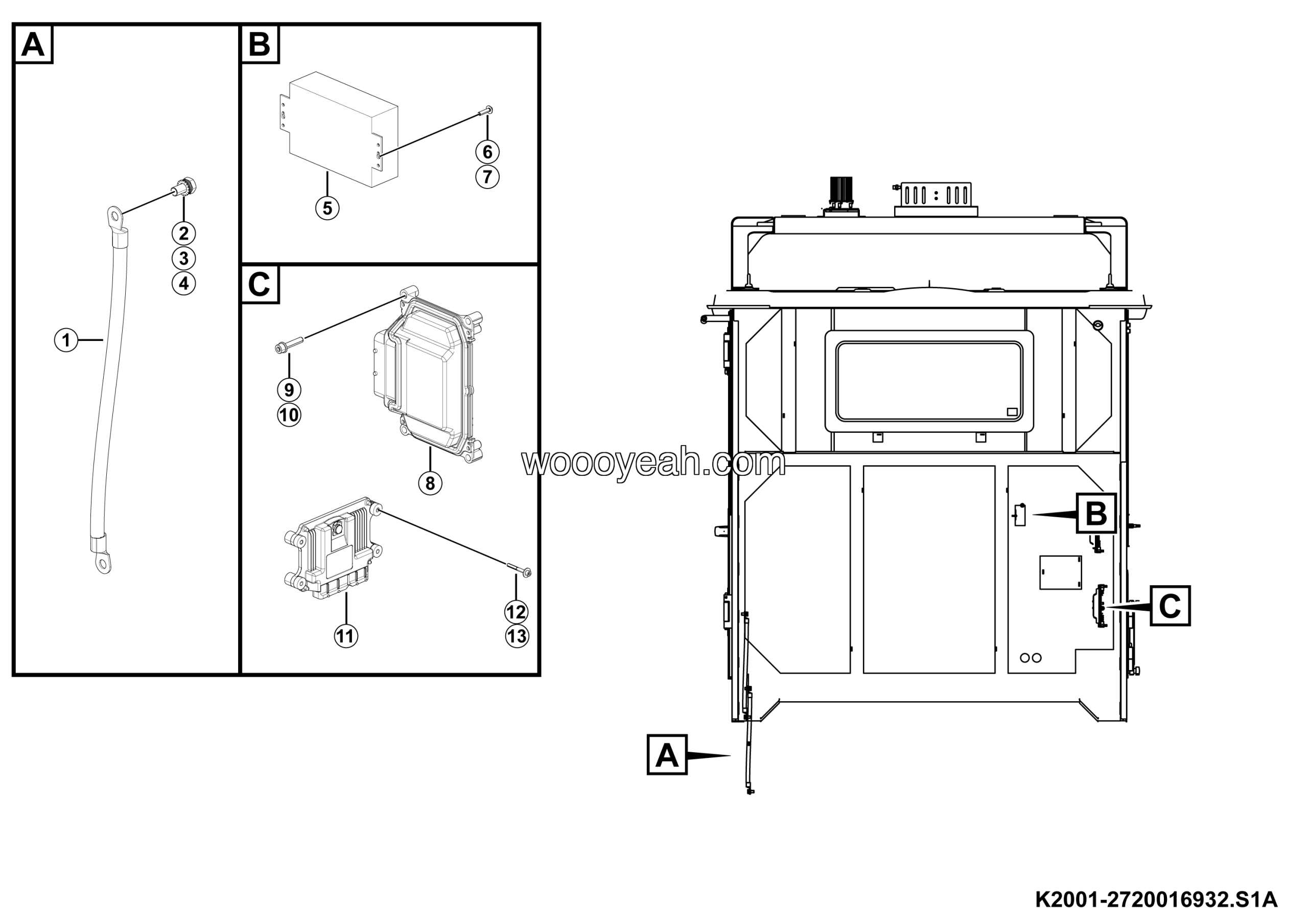 LGMG Off-Highway Dump Truck 2024 - Control assy - K2001-2720016932.S1A
