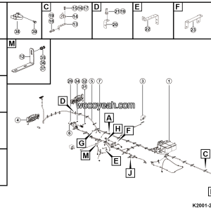 LGMG Off-Highway Dump Truck 2024 - Chassis elec sys - K2001-2720016998.S1A