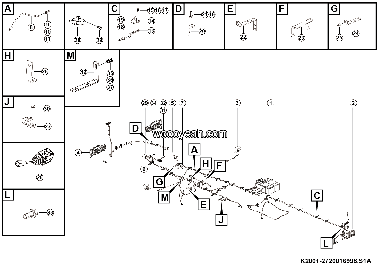 LGMG Off-Highway Dump Truck 2024 - Chassis elec sys - K2001-2720016998.S1A