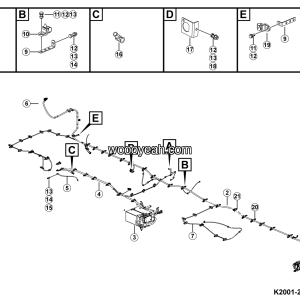 LGMG Off-Highway Dump Truck 2024 - Chassis elec sys - K2001-2720017476.S1A