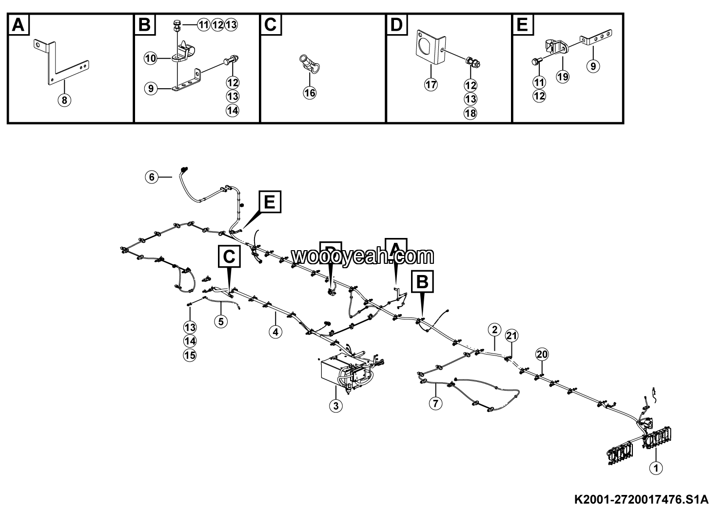 LGMG Off-Highway Dump Truck 2024 - Chassis elec sys - K2001-2720017476.S1A