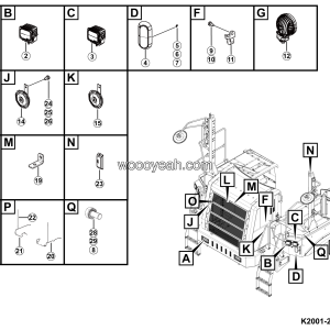 LGMG Off-Highway Dump Truck 2024 - Covering elec module - K2001-2720018002.S1B