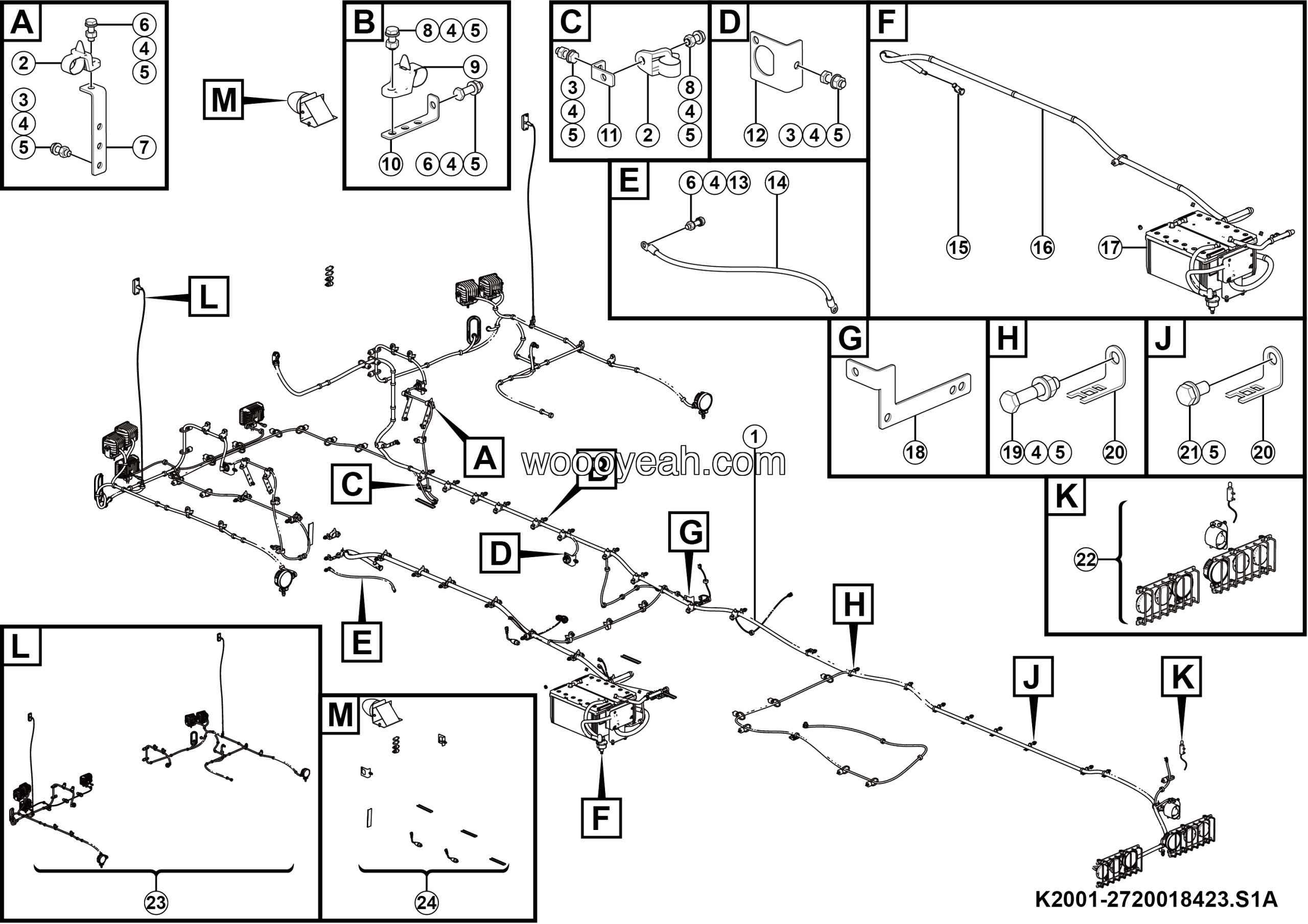 LGMG CMT106 2025 - Chassis elec sys - K2001-2720018423.S1A