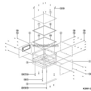 LGMG Off-Highway Dump Truck 2024 - Bdu holder installation - K2001-2720019701.S1A