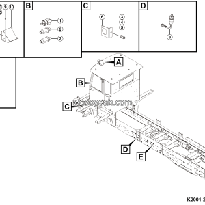 LGMG Road Sprinkler 2026 - Chassis mid elec module - K2001-2720019765.S1A