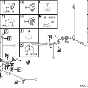 LGMG Mine Truck 2026 - Covering electrical module - K2002-2720024160.S1A
